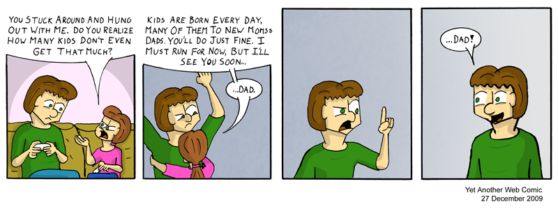 A comic. It's not that funny, you're not missing much.
