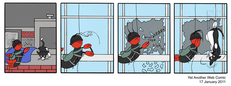 A comic. It's not that funny, you're not missing much.