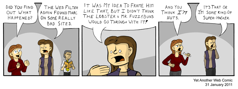 A comic. It's not that funny, you're not missing much.