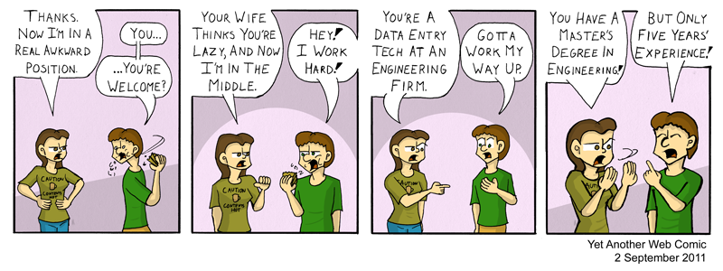 A comic. It's not that funny, you're not missing much.