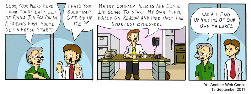 A comic. It's not that funny, you're not missing much.