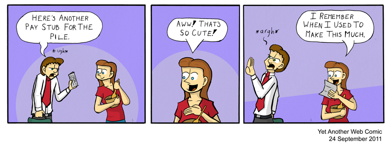 A comic. It's not that funny, you're not missing much.